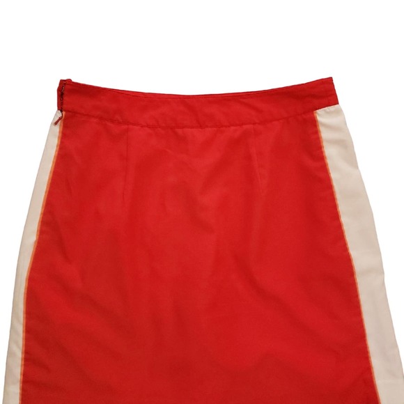 EUC Izod Skort Golf‎ Size 12 Womans Pockets Outdoors Athleisure Red Orange White - Picture 4 of 12